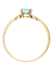 Diamant Exquis Złoty pierścionek z topazem