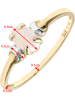 Diamant Exquis Weißgold-/ Gold-Ring mit Edelstein