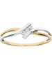 Revoni Gouden/witgouden ring met diamanten
