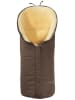 Hofbrucker Lammfell-Fußsack in Braun - (L)80 x (B)34 cm