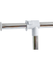 STORE IT Kledingrek chroom/wit - (B)134 x (H)168 x (D)44 cm