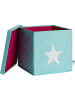 STORE IT Ordnungsbox in Türkis/ Weiß - (B)33 x (H)33 x (T)33 cm