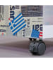 Inter Link Kast op wielen "PT16-15 Flags" meerkleurig/wit - (B)38 x (H)33,5 x (D)46 cm