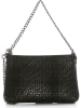 Mia Tomazzi Skórzana torebka "Lunigiana" w kolorze czarnym - 26 x 16 x 4 cm