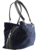 ORE10 Leder-Henkeltasche in Dunkelblau - (B)32 x (H)20 x (T)14 cm