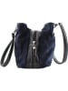 ORE10 Leder-Henkeltasche in Dunkelblau - (B)32 x (H)20 x (T)14 cm