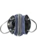 ORE10 Leder-Henkeltasche in Dunkelblau - (B)32 x (H)20 x (T)14 cm