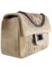 ORE10 Leren schoudertas taupe - (B)20 x (H)11 x (D)6,5 cm