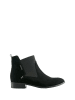 BOSCCOLO Leder-Chelsea-Boots in Schwarz