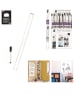 The Home Deco Kids 2-delige set: tafelstickers wit - (L)100 x (B)45 cm