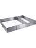 COOK CONCEPT Variabler Edelstahl-Backrahmen