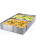 COOK CONCEPT Variabler Edelstahl-Backrahmen