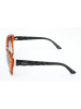 Swarovski Damskie okulary przeciwsłoneczne w kolorze czarno-jasnobrązowo-niebieskim