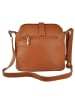 Florence Bags Leren schoudertas "Larissa" lichtbruin - (B)26 x (H)21 x (D)12 cm