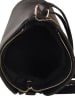 Florence Bags Leren schoudertas "Larissa" zwart - (B)26 x (H)21 x (D)12 cm