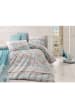 Elizabed Satijnen beddengoedset "Birdcage" turquoise