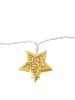 näve LED-Lichterkette "Sterne" in Warmweiß/ Gold - (L)120 cm