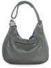 Anna Morellini Leren schoudertas grijs - (B)38 x (H)34 x (D)10 cm