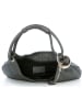 Anna Morellini Leren schoudertas grijs - (B)38 x (H)34 x (D)10 cm