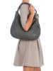 Anna Morellini Leren schoudertas grijs - (B)38 x (H)34 x (D)10 cm