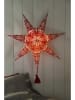 STAR Trading Papieren ster "Tärnaby" rood/wit - Ø 60 cm