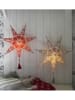 STAR Trading Papieren ster "Tärnaby" rood/wit - Ø 60 cm