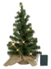 STAR Trading Ledkunstkerstboom "Jute" groen - (H)45 cm
