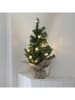 STAR Trading Ledkunstkerstboom "Jute" groen - (H)45 cm