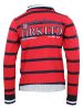 Peak Mountain Poloshirt rood/donkerblauw
