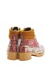 Goby Boots in Beige/ Rot/ Bunt