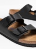 Birkenstock Pantoletten "Arizona" in Schwarz - Weite S