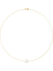 Pearline Gouden ketting met parel - (L)42 cm