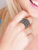 Pearl Addict Parelring antraciet