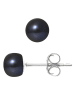 Pearl Addict Parel-oorstekers donkerblauw