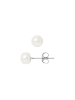 Pearl Addict Parel-oorstekers wit