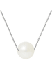 Pearline Srebrny naszyjnik z perłą - dł. 42 cm