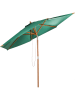 Nature Fellow Parasol groen - (H)250 x Ø 300 cm