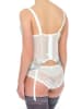 Valea Corsage in Grau/ Creme
