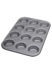 Dr. Oetker Muffinvorm "Bakidee" antraciet - (L)26,5 x (B)38,5 cm