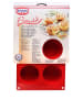 Dr. Oetker Silikon-Muffinform "Flexxible Love" in Rot - (L)30 x (B)18 cm