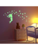 Ambiance Wandsticker "Glow in the Dark - Fairy and stars"