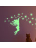 Ambiance Wandtattoo "Glow in the Dark - Fairy and stars"