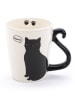 Tri-Coastal Design Tasse in Weiß/ Schwarz - (B)10,8 x (H)12,7 x (T)9,2 cm