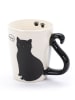 Tri-Coastal Design Tasse in Weiß/ Schwarz - (B)10,8 x (H)12,7 x (T)9,2 cm