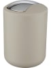 Wenko Schwingdeckeleimer "Brasil" in Taupe - 2 l