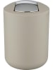 Wenko Schwingdeckeleimer "Brasil" in Taupe - 2 l
