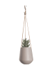 Present Time Hangende bloempot "Skittle" lichtroze - (H)15 x Ã˜ 13,5 cm