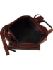 Florence Bags Leren schoudertas "Sabu" bruin - (B)23 x (H)20 x (D)6 cm
