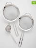 Steel-Function 3er-Set: Edelstahl-Siebe