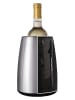 Vacu Vin Wijnkoeler "Elegant" zilverkleurig - (H)20,5 x Ø 15 cm